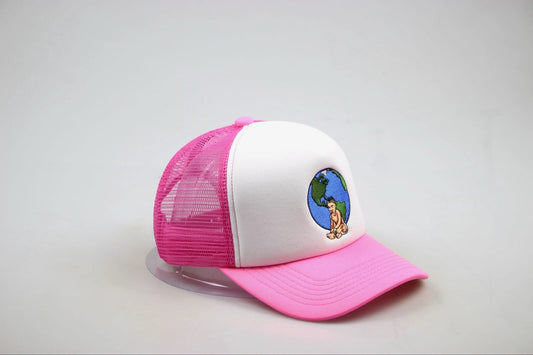 Pink Overseasbaby Stylish Trucker hat