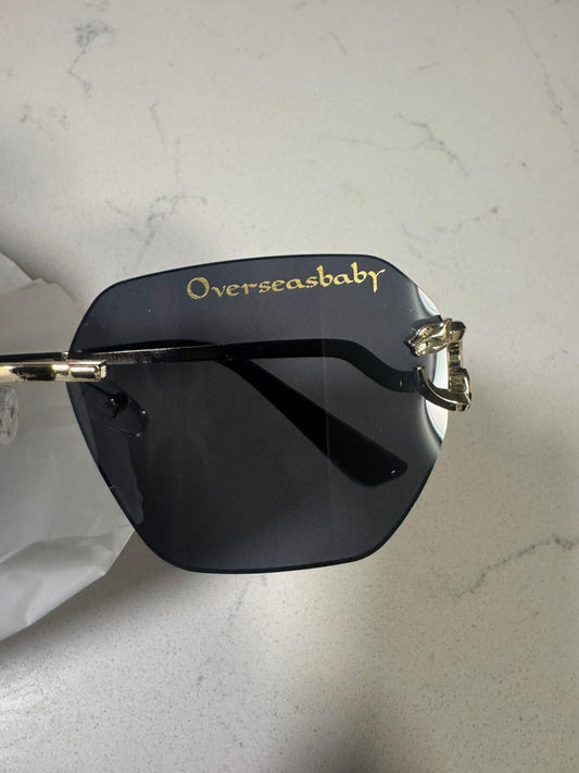 Overseasbaby luxury Black Sunglasses