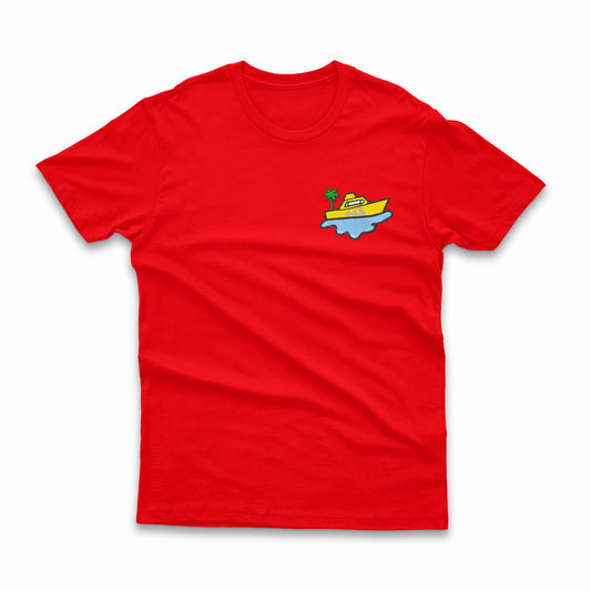 OverSeasBaby yacht club shirt (Red) - Overseasbaby